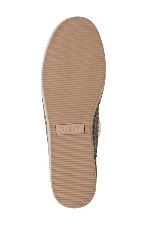 Shop Dkny Mallandra Platform Espadrille Flat In Brown/bronze