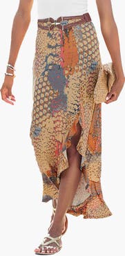 LASCANA Ruffled Maxi Skirt