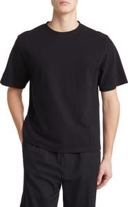 Wax London Dean Boxy Textured Organic Cotton T-Shirt