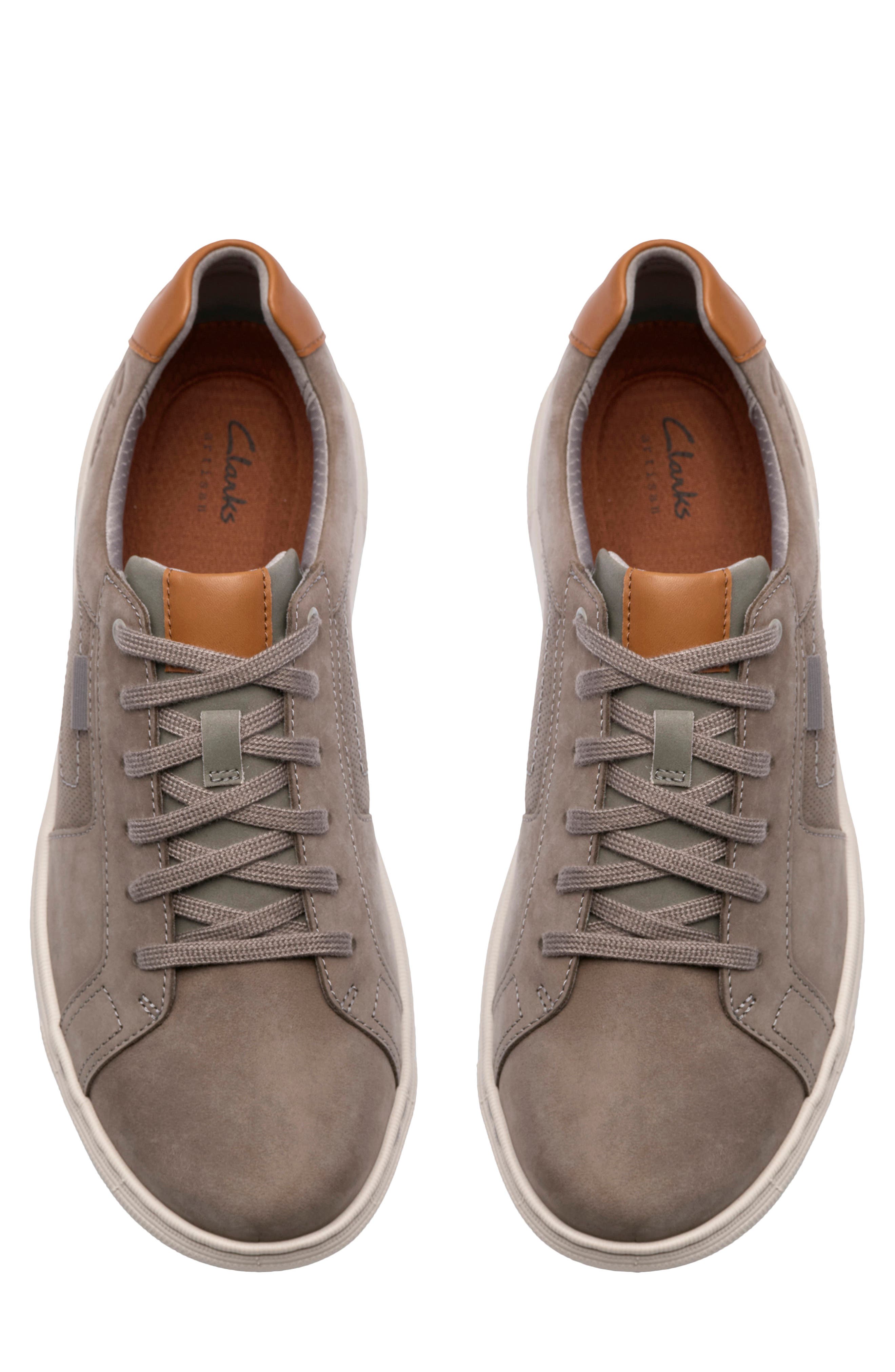 Мужские кроссовки Clarks® Mapstone Lace-Up Leather Sneaker — фото 3
