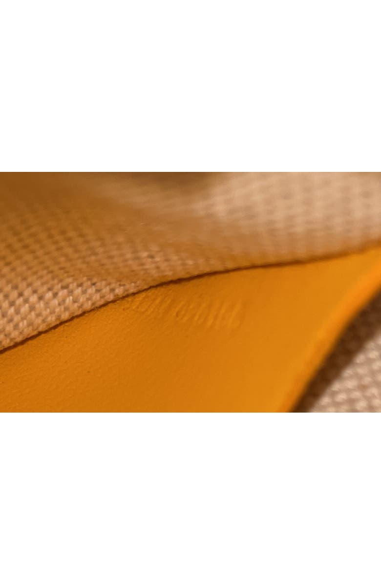 Pre-Owned Goyard Plumet Clutch Wallet Coated Canvas, Alternate, color, Yellow