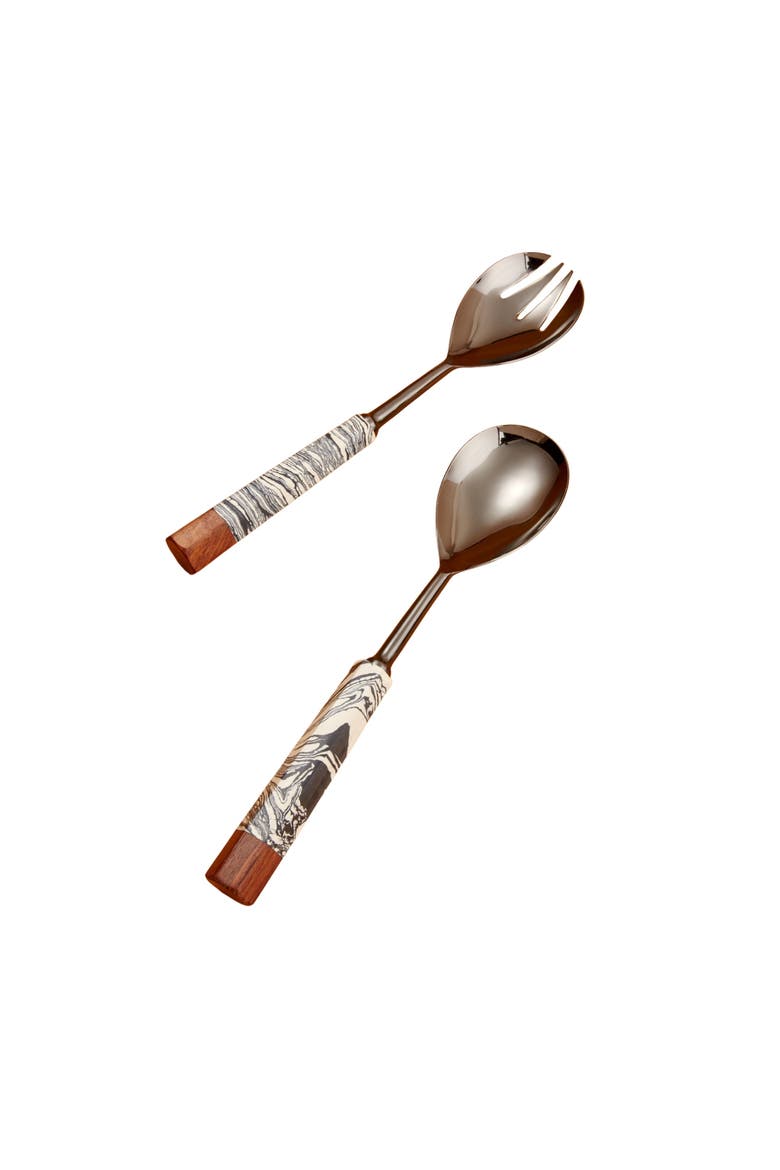 Zebra Serving Set, Main, color, Black