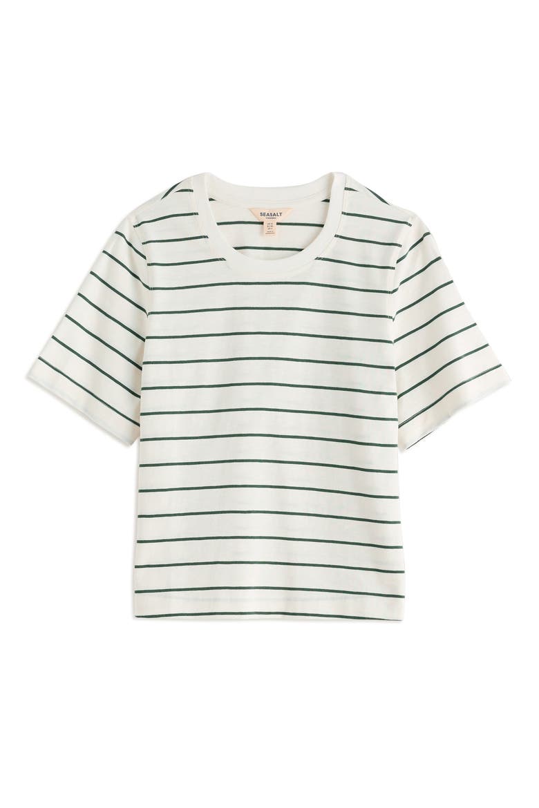 Copseland Striped Organic Cotton T-Shirt, Alternate, color, CHYANDOUR LIGHT COPPICE