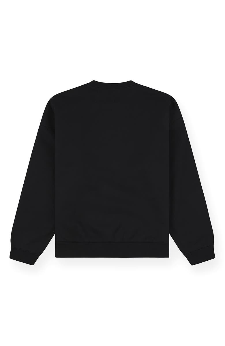 PAPER PLANES Collegiate Logo Sweatshirt, Alternate, color, Black