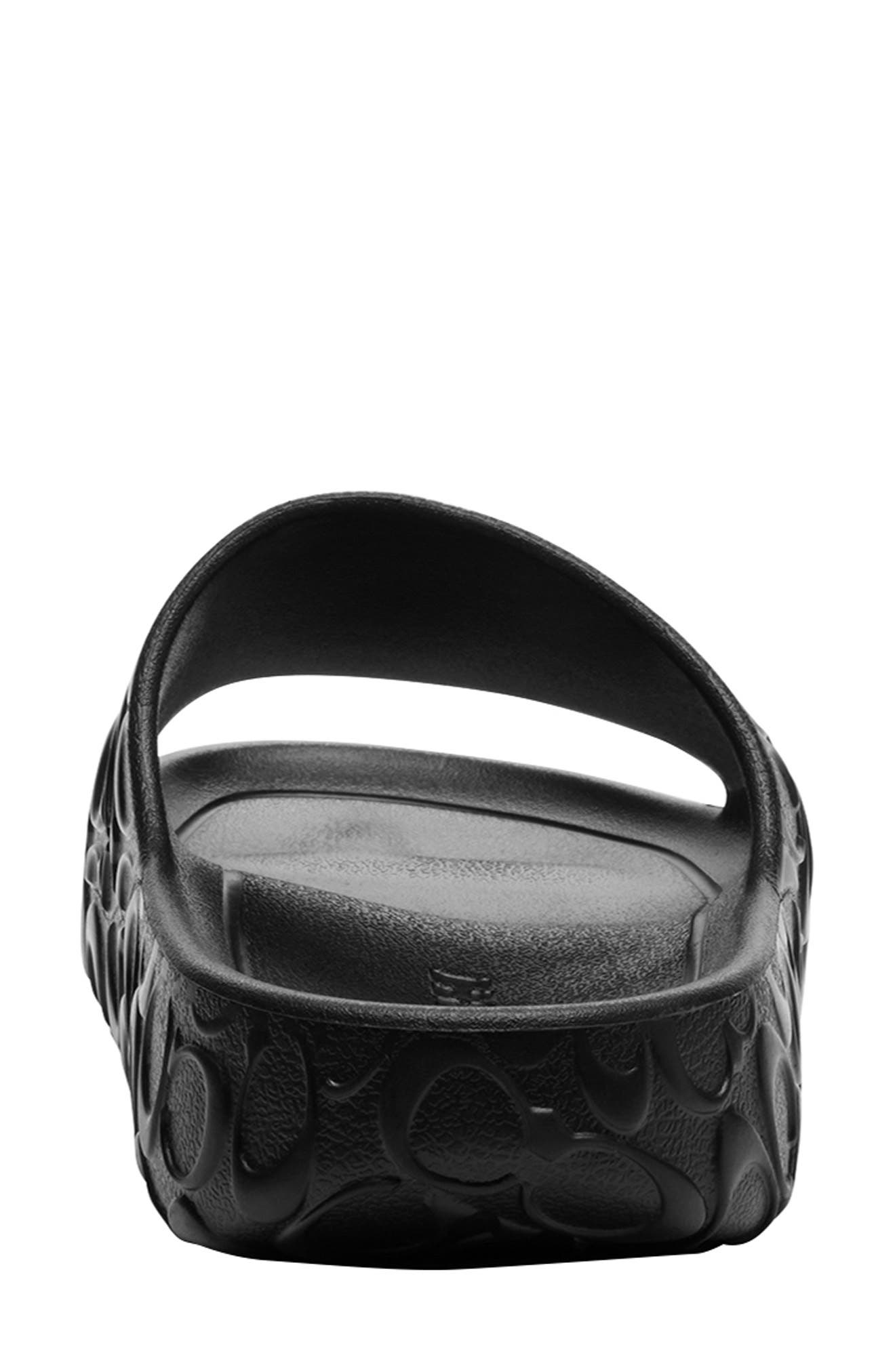 COACH Bay Slide Sandal, Alternate, color, Black