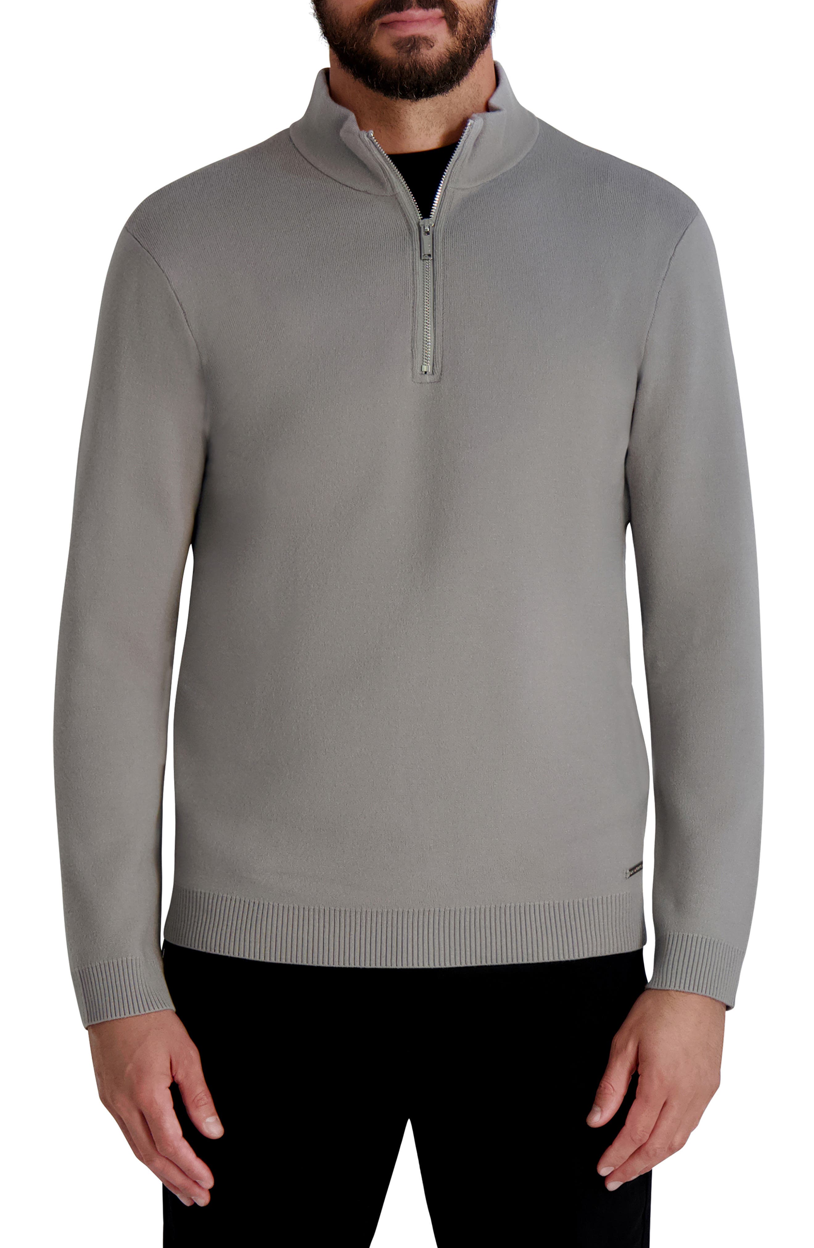 KARL LAGERFELD PARIS Quarter Zip Pullover