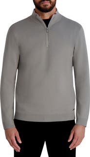KARL LAGERFELD PARIS Quarter Zip Pullover