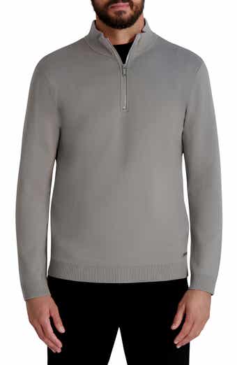 KARL LAGERFELD PARIS Quarter Zip Pullover