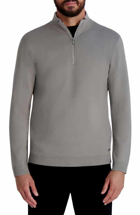 KARL LAGERFELD PARIS Quarter Zip Pullover