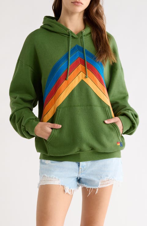 Mountain Stitch Chevron Hoodie