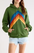 Aviator Nation Mountain Stitch Chevron Hoodie