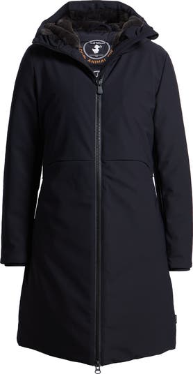 Save The Duck Junia Hooded Water Resistant Coat | Nordstrom