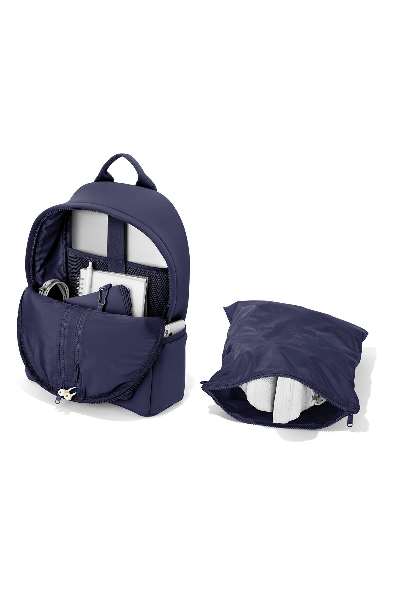 Dakota Medium Neoprene Backpack, Alternate, color, STORM