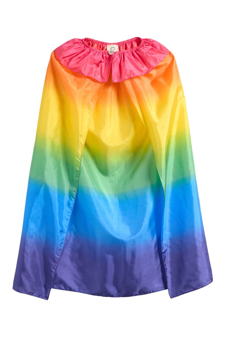 Kids' Rainbow Silk Cape, Main, color, RAINBOW