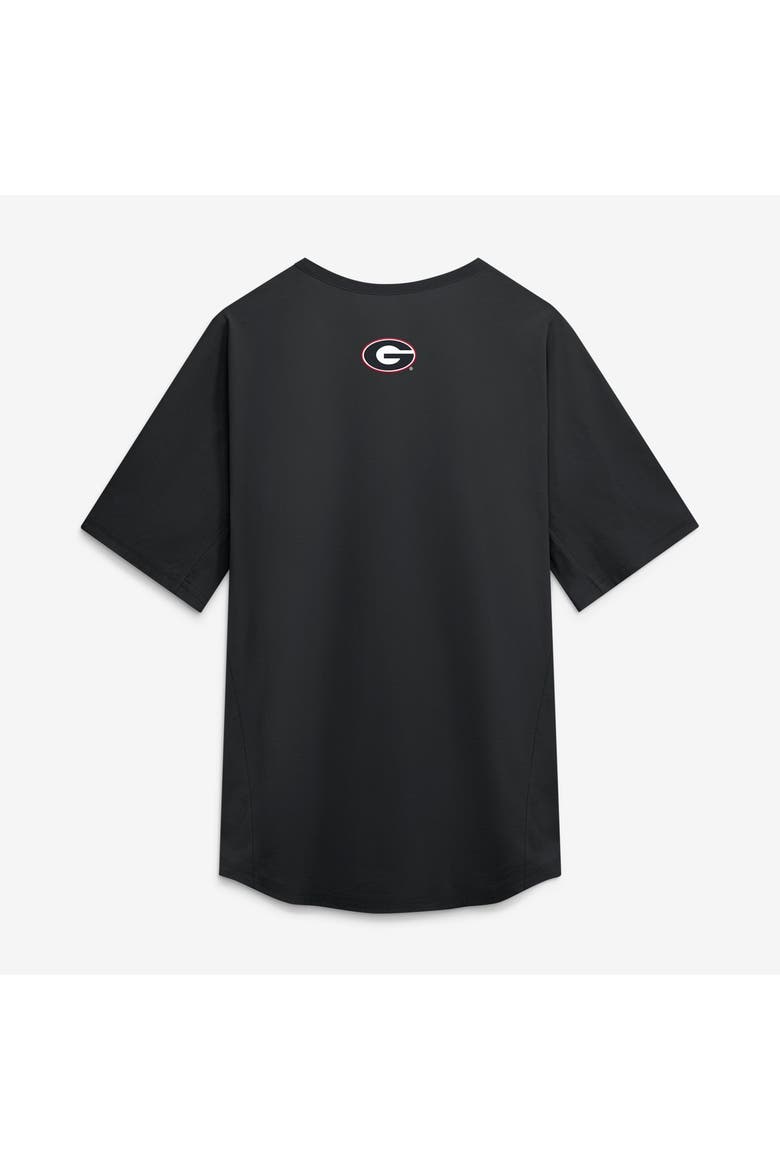 Men's Nike Black Georgia Bulldogs Golf Club Shirt, Alternate, color, Black
