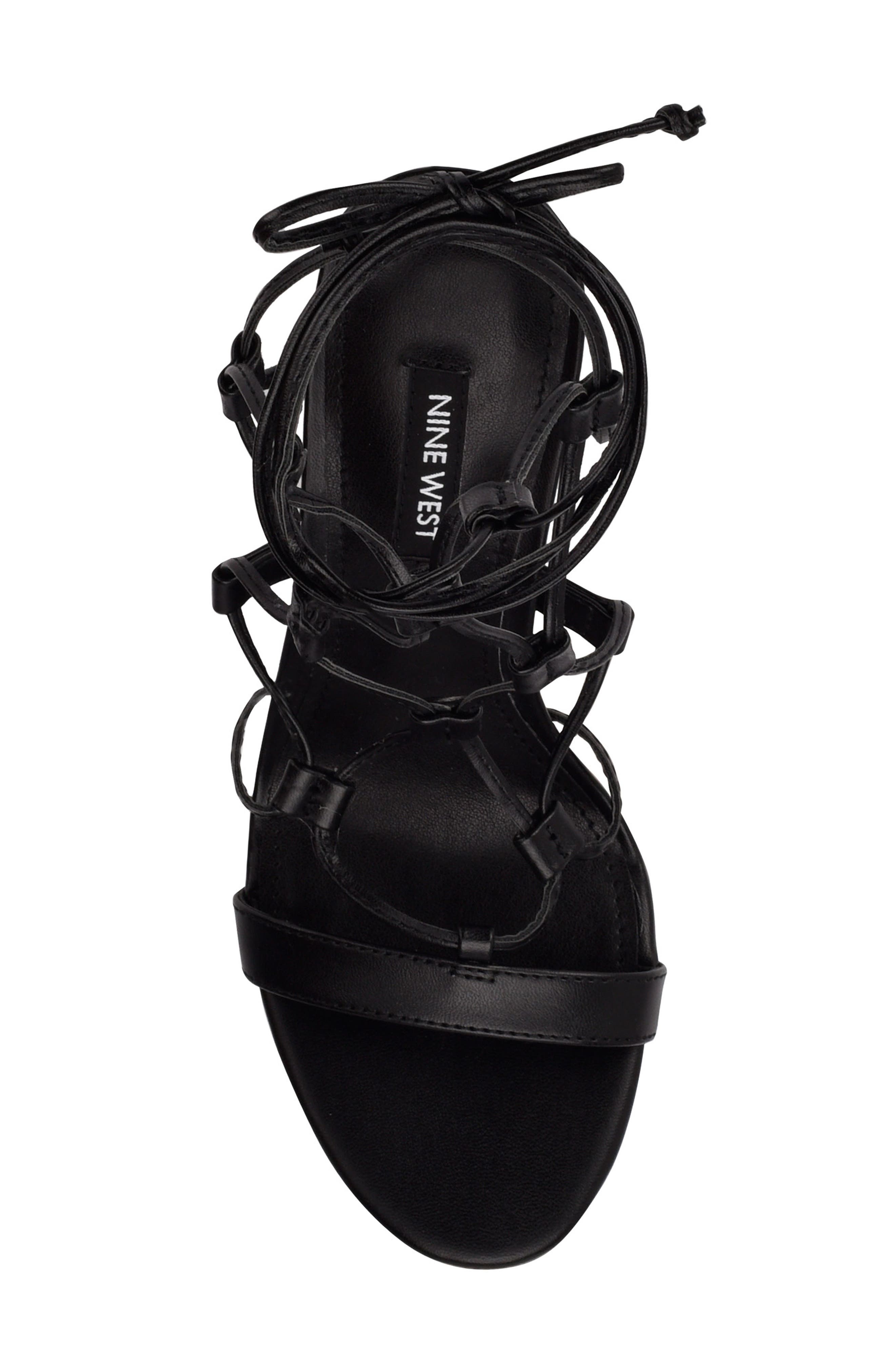 Nine West Mix Lace-Up Sandal, Alternate, color, 