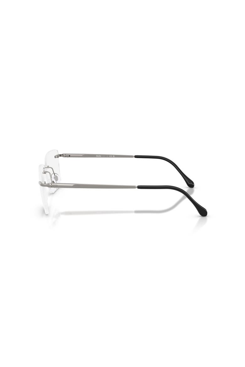 57mm Square optical glasses, Alternate, color, Grey