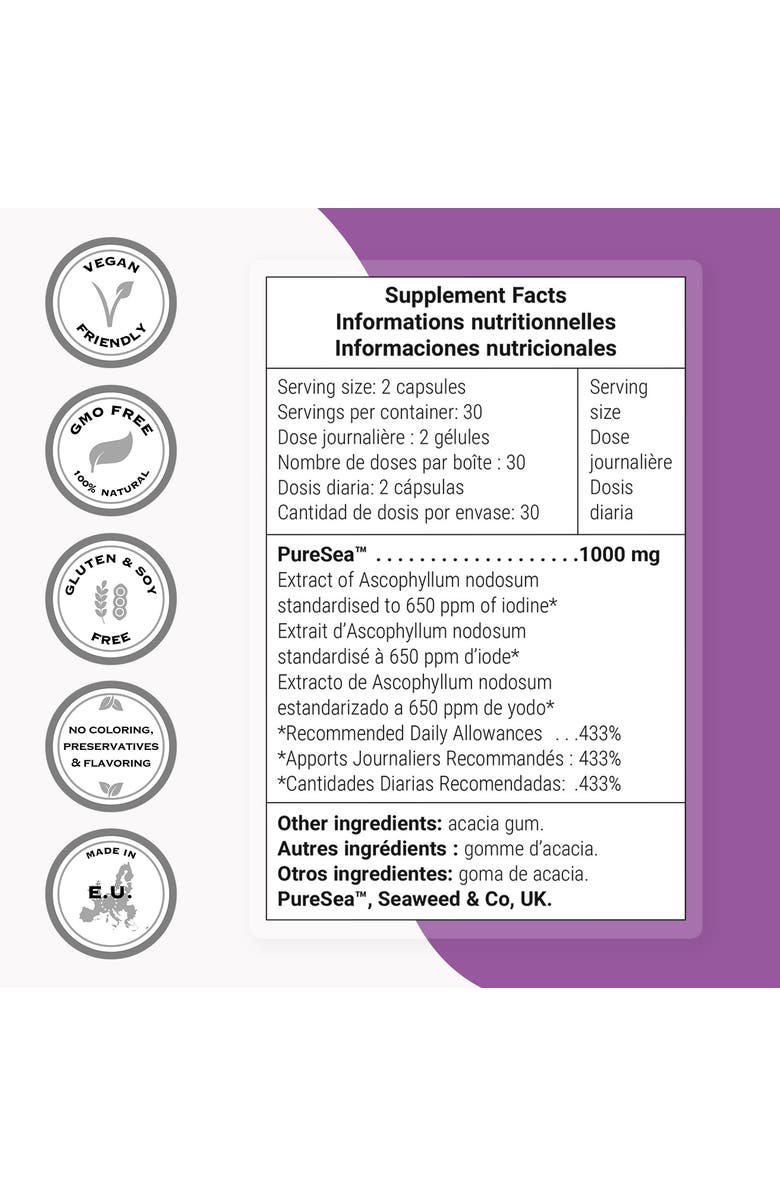 SuperSmart Natural Iodine 1000mg, Alternate, color, 