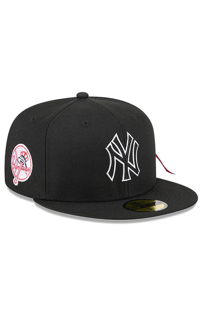 New Era x Alpha Industries Men's New Era x Alpha Industries  Black New York Yankees 59FIFTY Fitted Hat, Main, color, Black