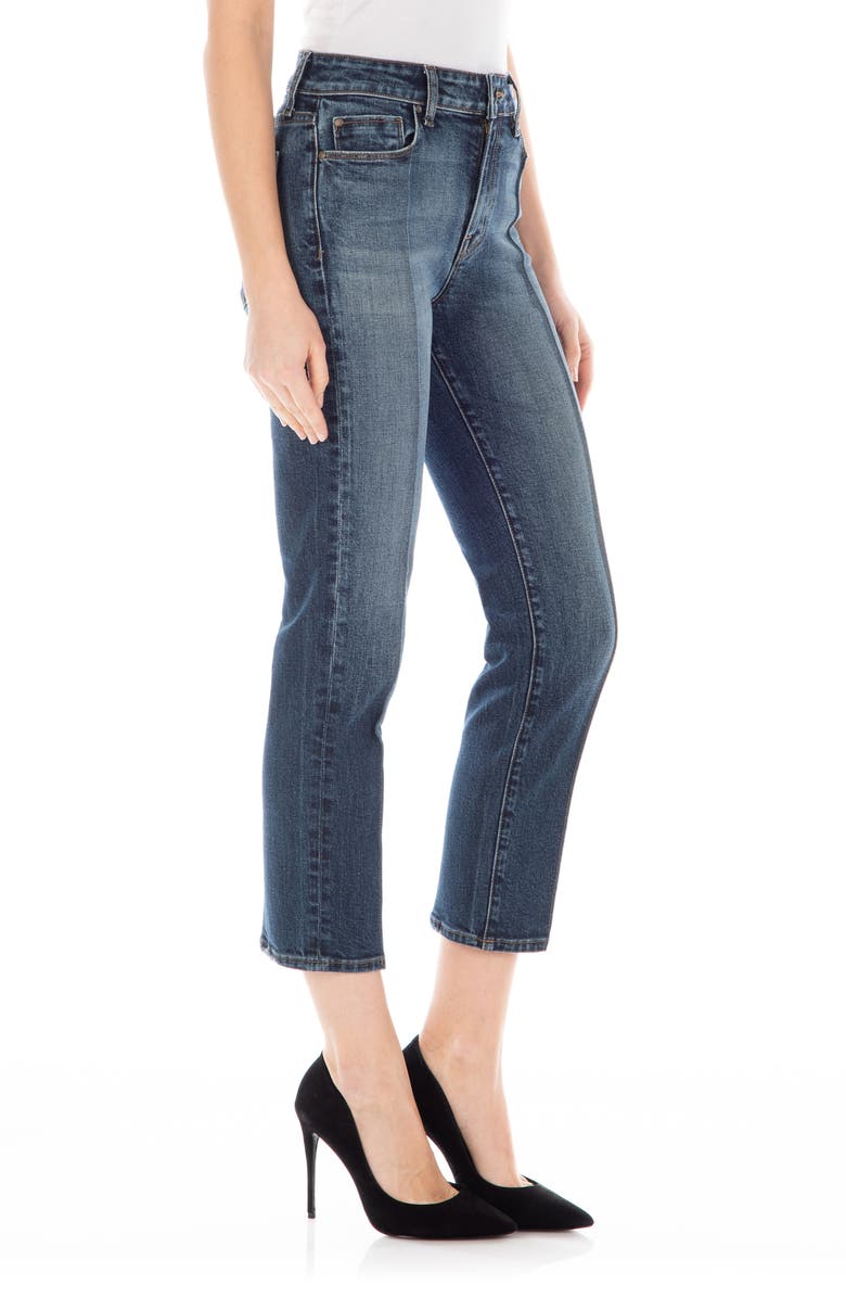 Fidelity Denim Arcadia Cropped Seamed Jeans, Alternate, color, 