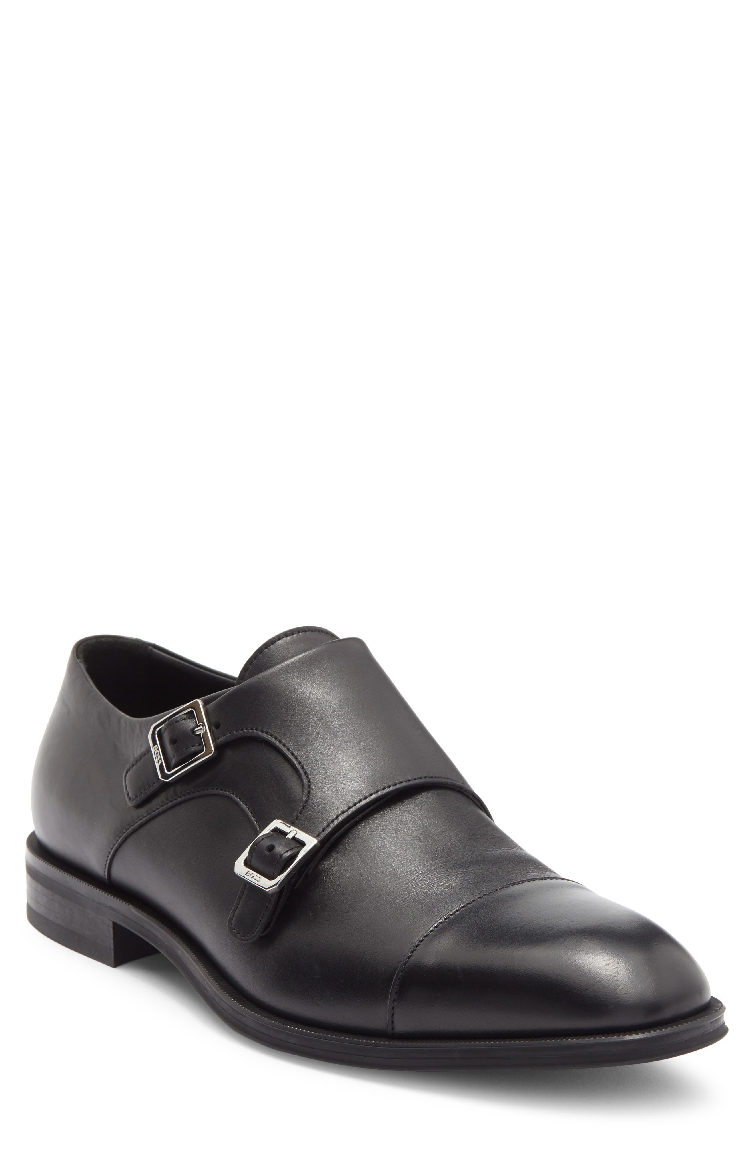 BOSS Derrek Monk Shoe, Main, color, Black