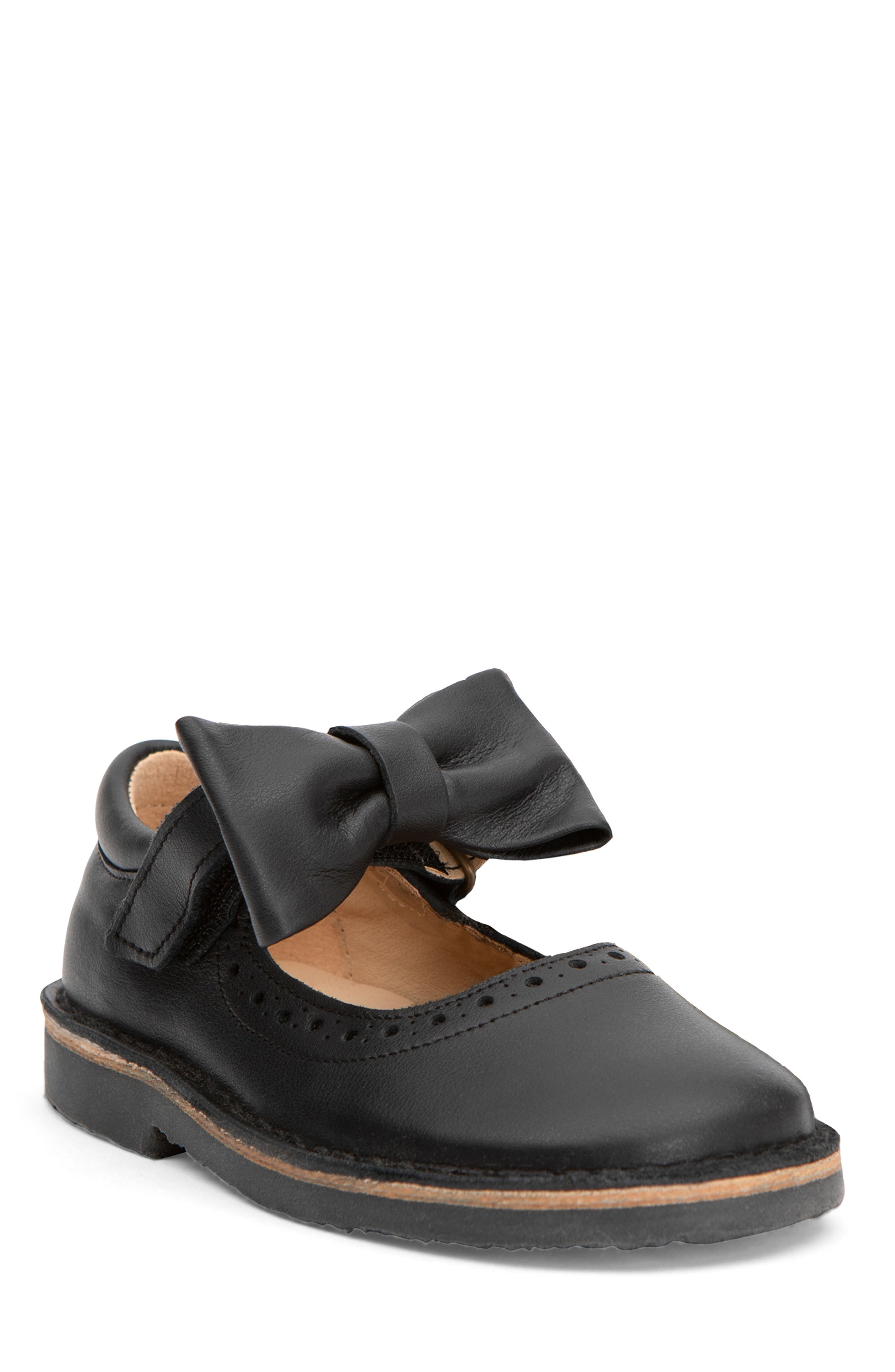 Young Soles Martha Bow Kids Mary Jane Shoe, Main, color, Black