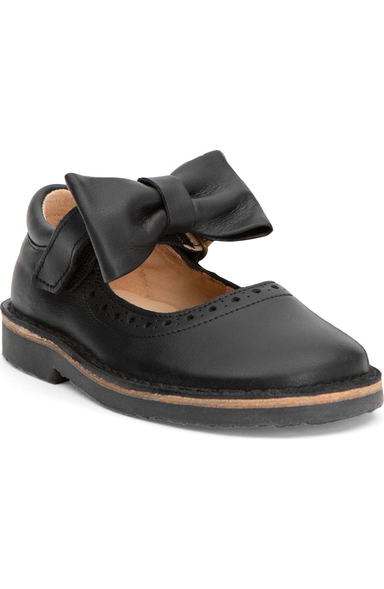 Young Soles Martha Bow Kids Mary Jane Shoe, Main, color, Black