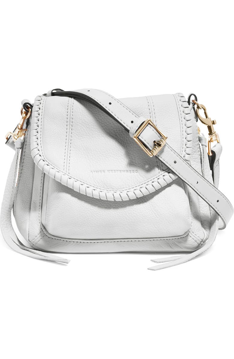 AIMEE Mini All For Love Convertible Leather Crossbody Bag, Main, color, Cloud