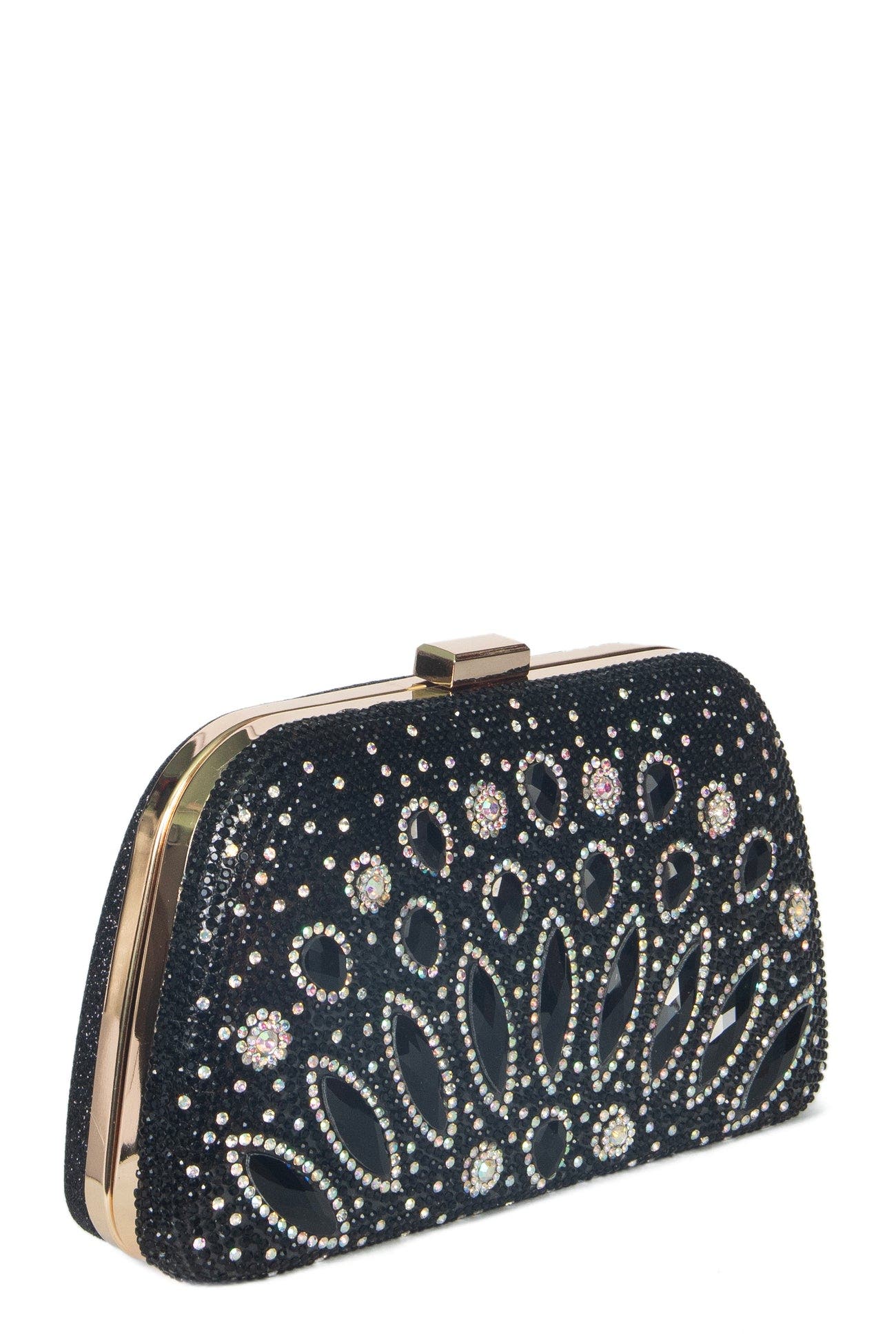 Lauren Lorraine Shana Clutch, Alternate, color, Black