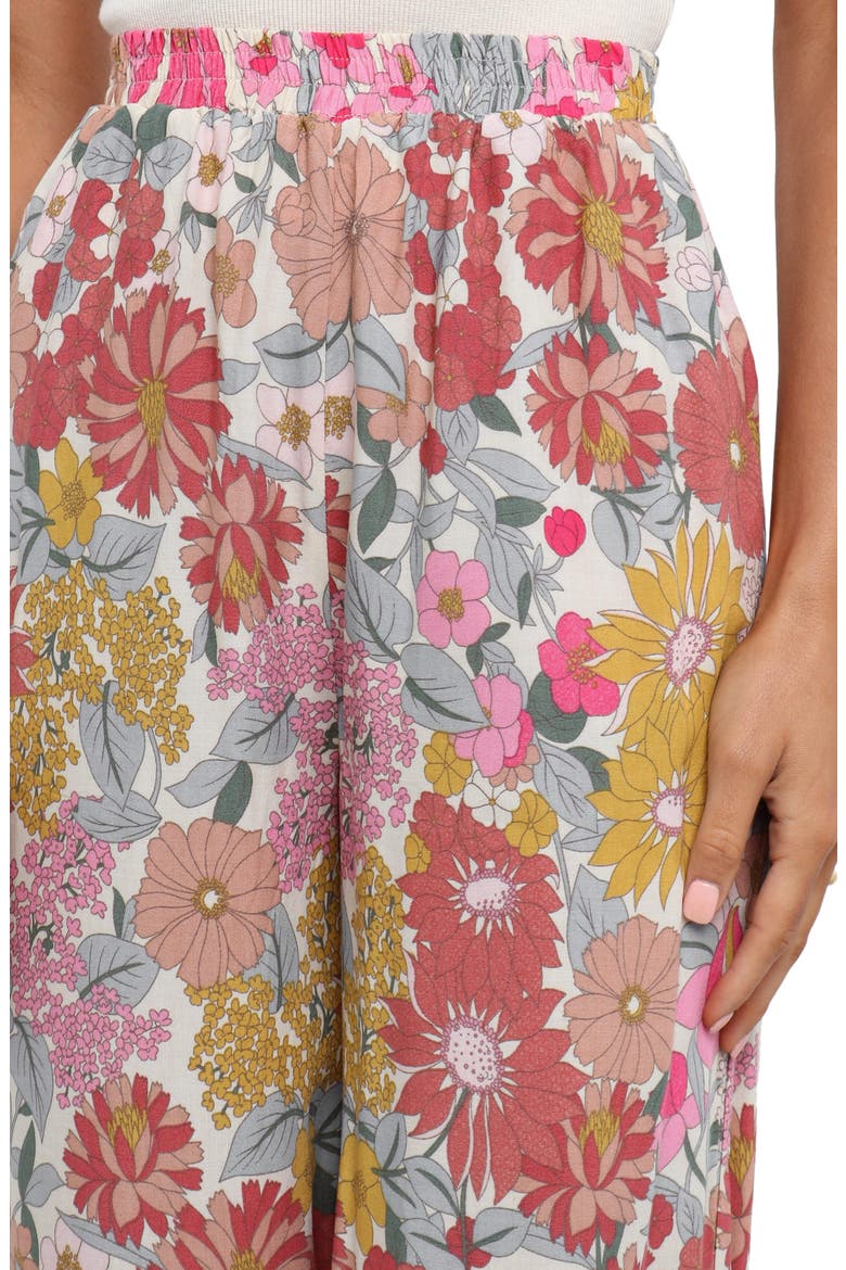 Hart High Waist Floral Wide Leg Pant, Alternate, color, FLORAL