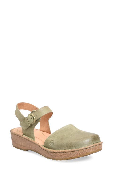 Alianna Quarter Strap Closed Toe Platform Sandal