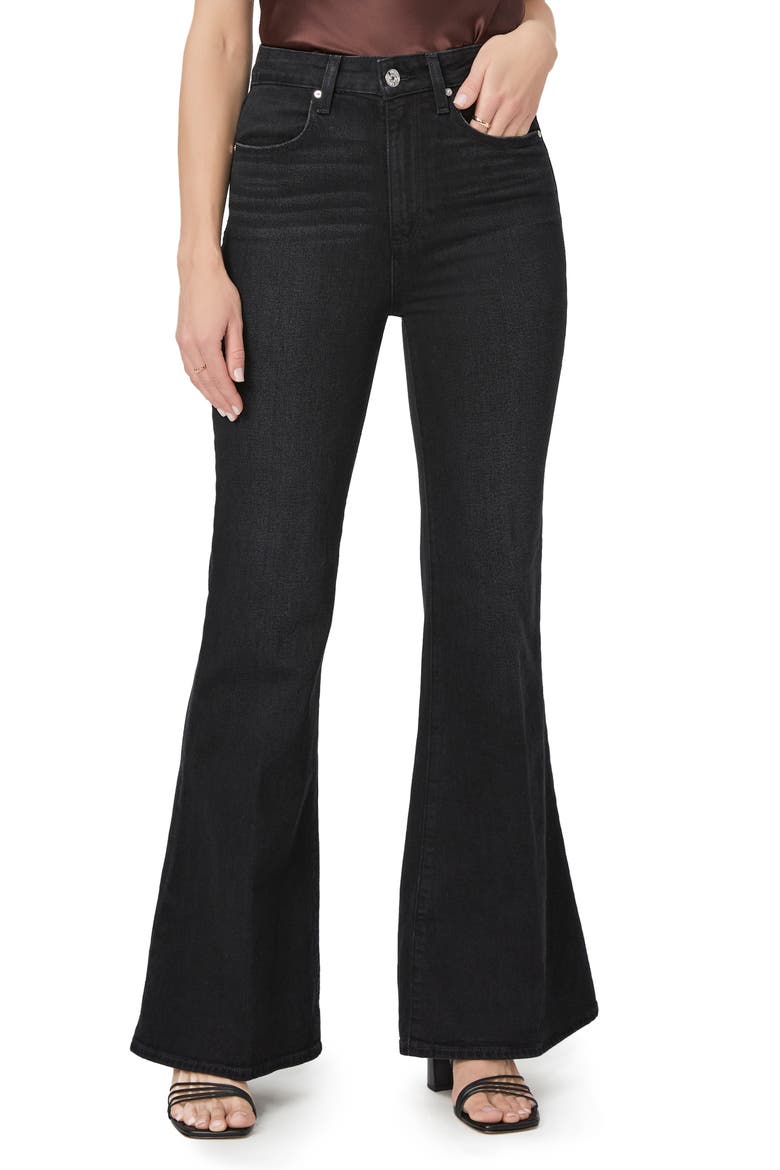 Charlie High Waist Flare Jeans, Main, color, MDNGHTRVN