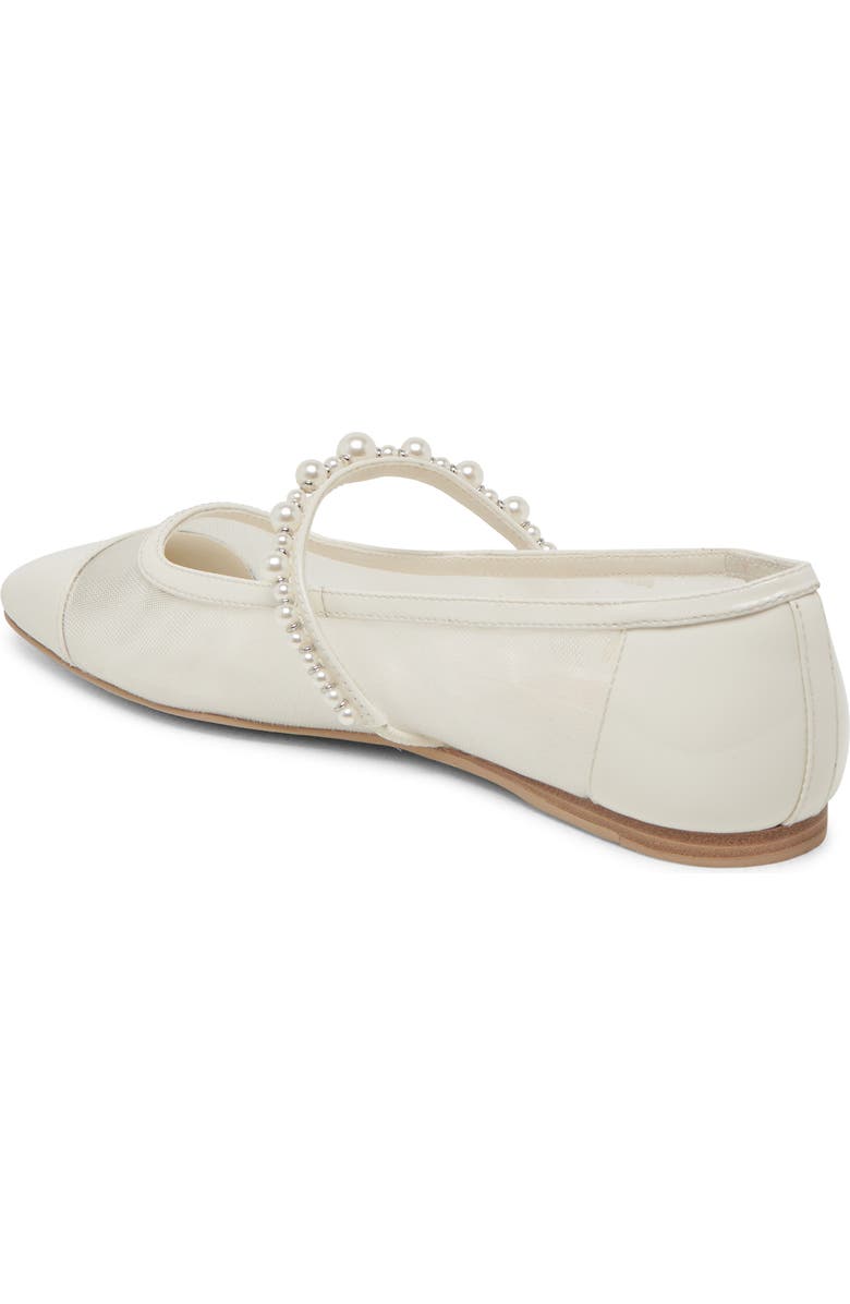 Dolce Vita Rollin' Pearl Mary Jane Flat, Alternate, color, White Mesh