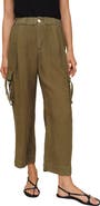 Bella Dahl Cargo Ties Ankle Linen Pants