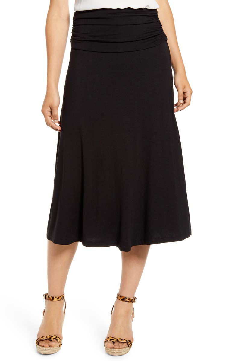 Bobeau Andie Convertible Knit Skirt, Main, color,