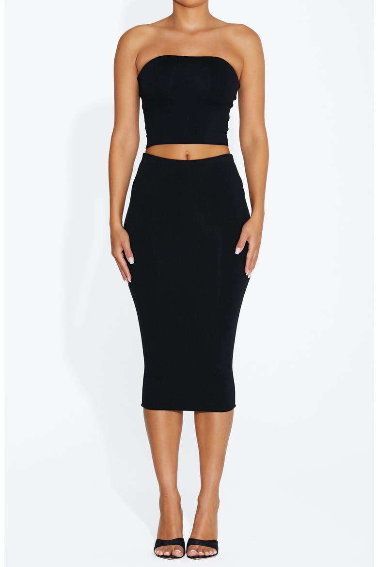 The NW Tube Top, Alternate, color, BLACK