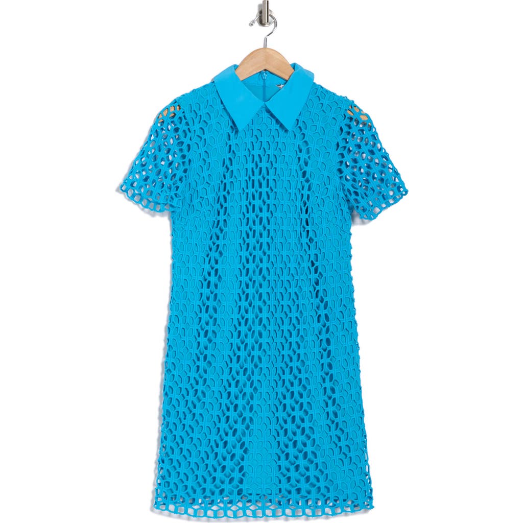 Trina Turk Sorrento Short Sleeve Cutout Shirtdress