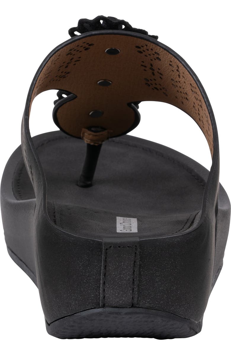 GOOD CHOICE NEW YORK Rana Wedge Sandal, Alternate, color, Black