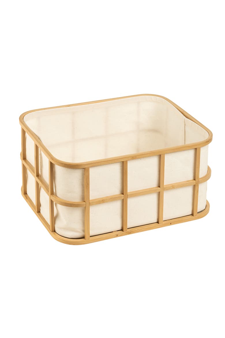 Dali Basket 17X13X8 In, Alternate, color, Beige