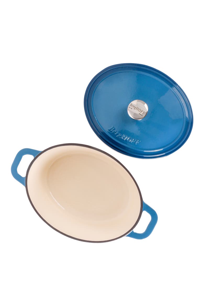 Neo 6-Piece Cast Iron Dutch Oven Cookware Set, Alternate, color, BLUE