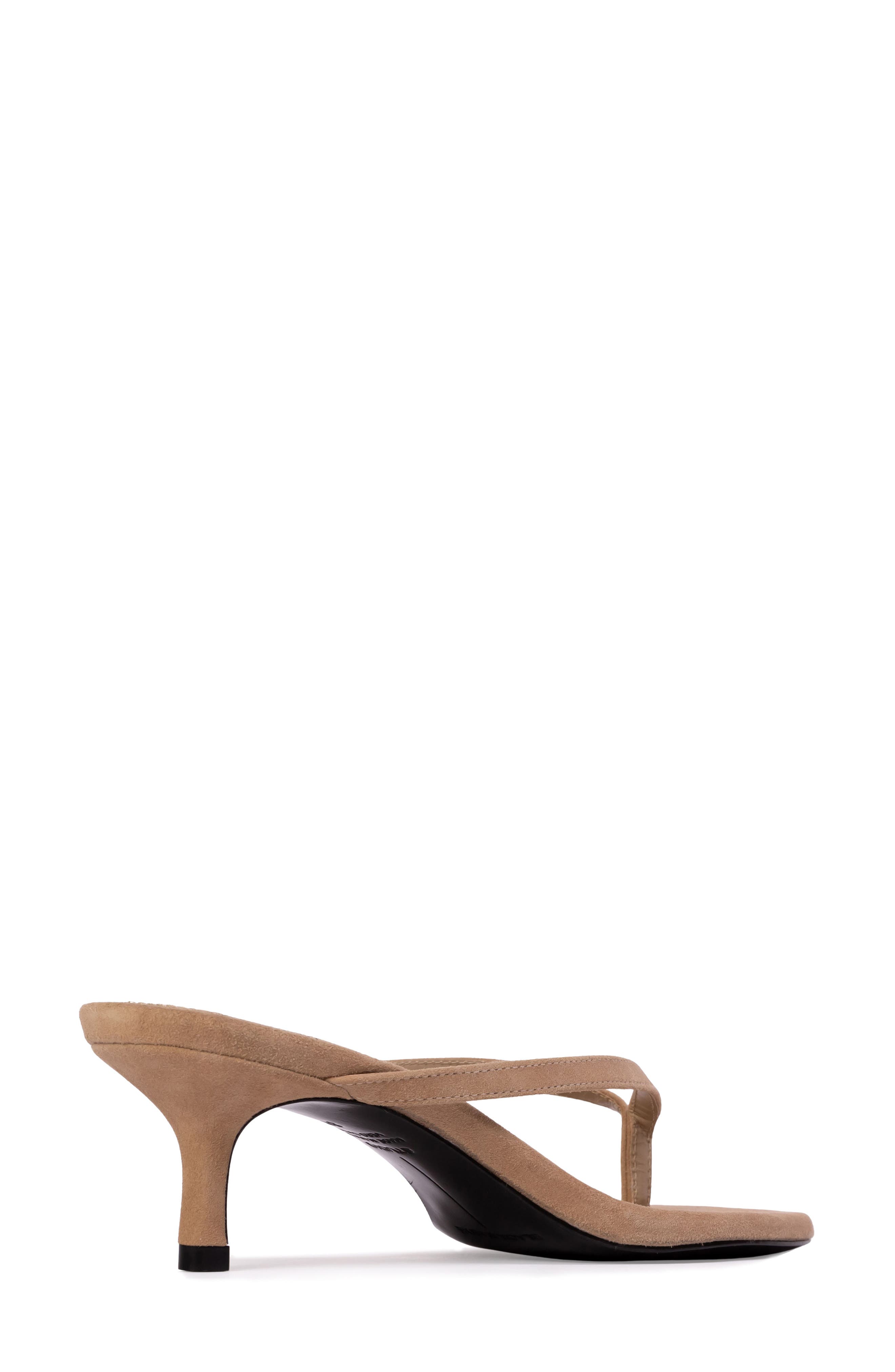 Tash Kitten Heel Flip Flop, Alternate, color, SAND SUEDE