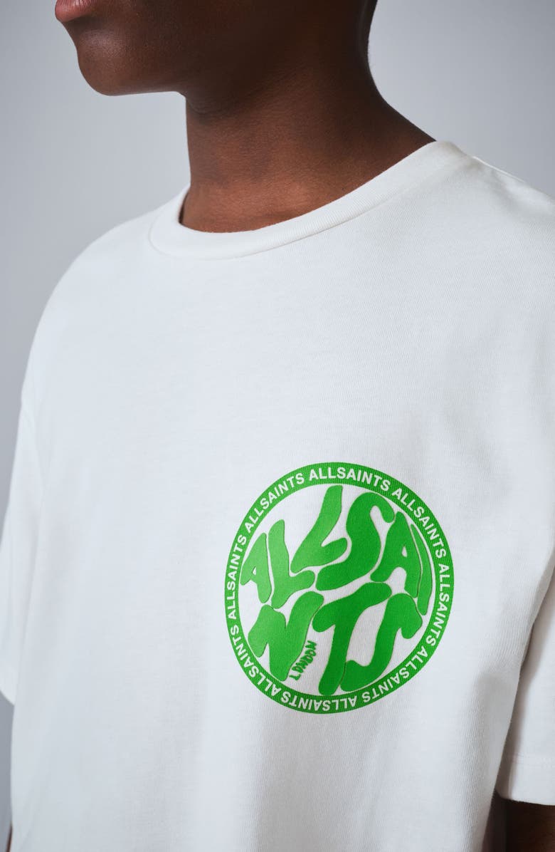 smALLSAINTS by ALLSAINTS Kids' Distortion Orlando Cotton Graphic T-Shirt, Alternate, color, White