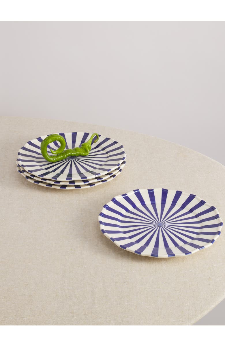 Maison Madison Home Mix and Match 12 Piece Set with Pasta Bowl, Alternate, color, Starburst/Striped/Solid