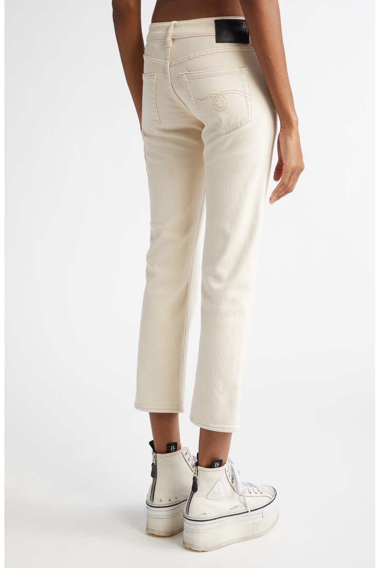 Crop Straight Leg Boy Jeans, Alternate, color, ECRU STRETCH