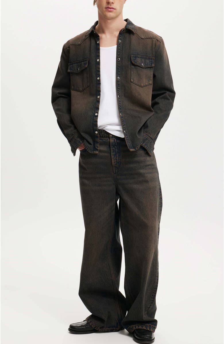 Cotton On Western Overshirt, Alternate, color, 
