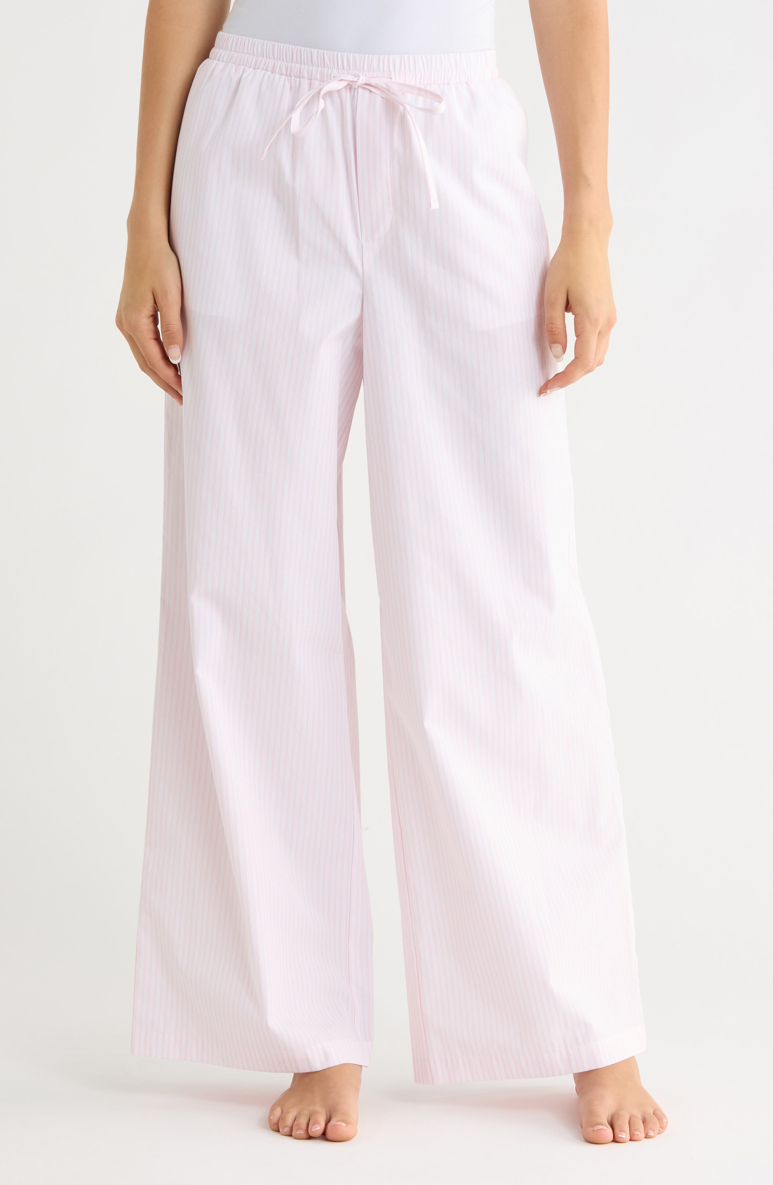 selected PINK- WHITE STRIPE