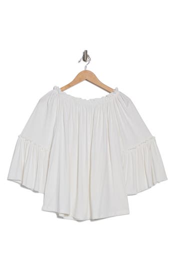 Patrizia Luca Off-the-shoulder Flowy Top