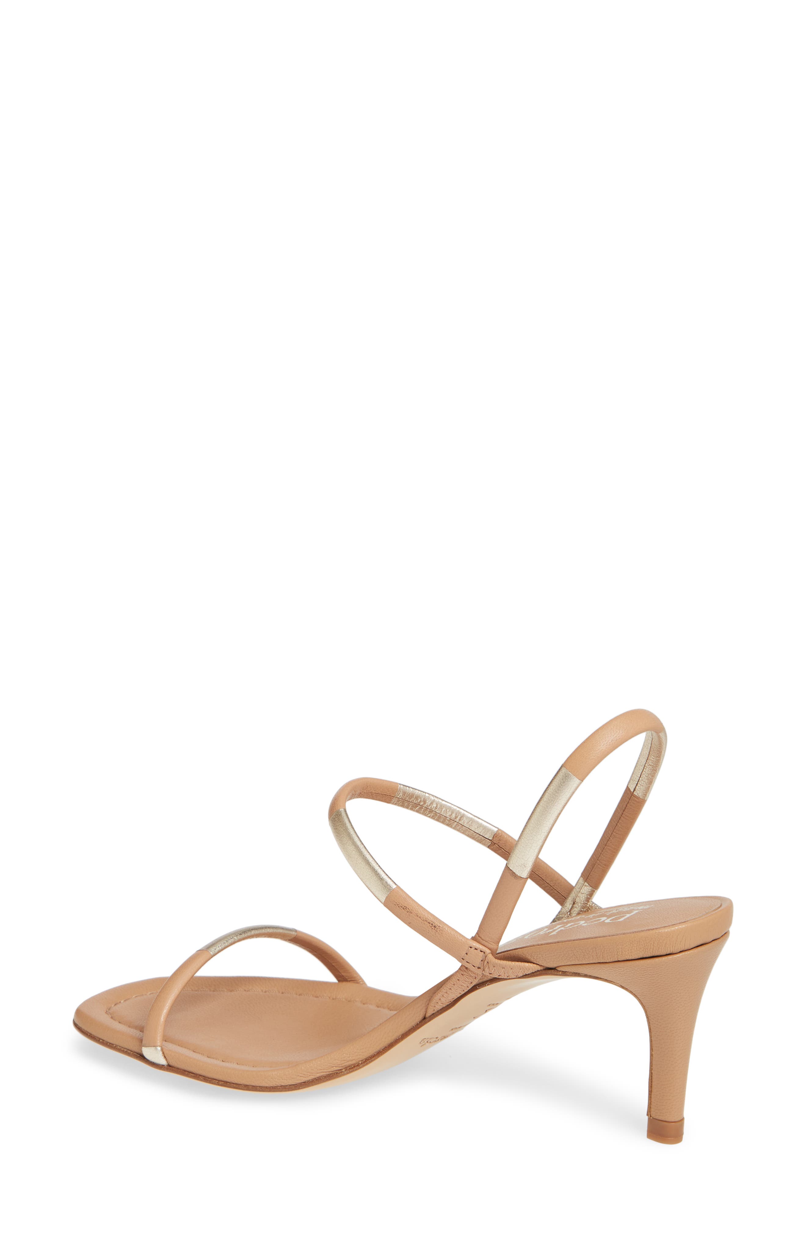 Xalina Strappy Sandal, Alternate, color, ALMOND