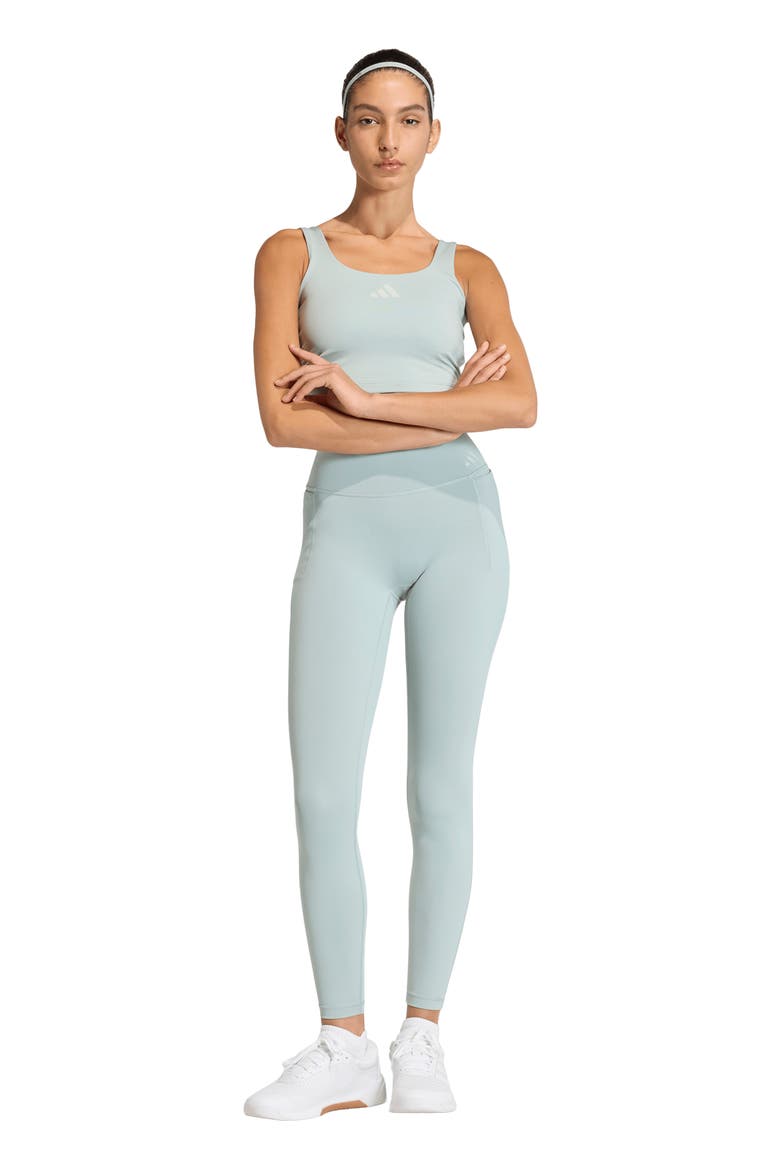 Optime Climacool Longline Sports Bra, Alternate, color, WONDER SAGE