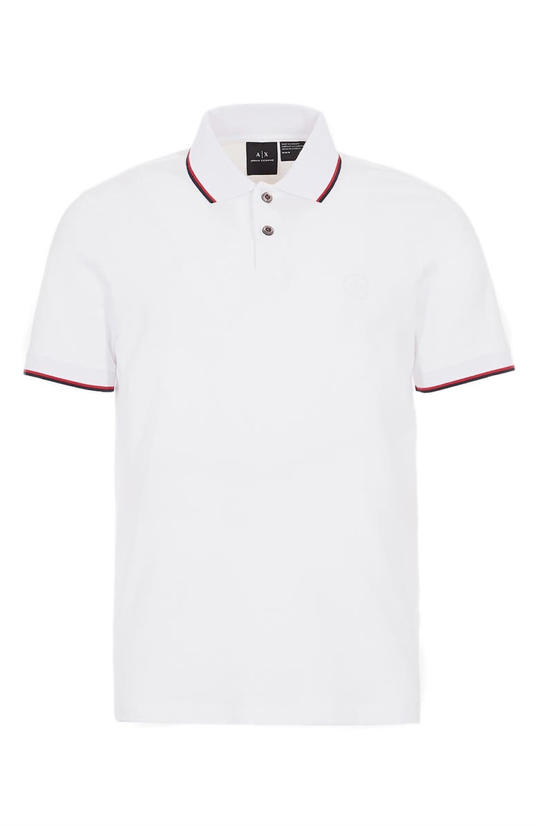 Armani Exchange Tipped Piqué Polo, Alternate, color, 